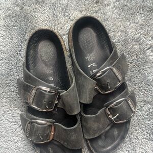 Birkenstock Kids Charcoal Sandals